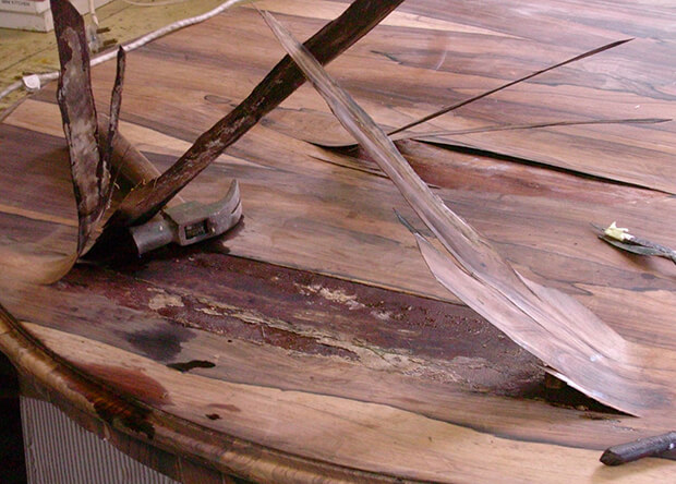 antique repair of rosewood